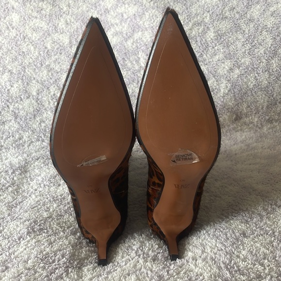 NWT Zara Wide Calf Boots Sz 9 - Picture 14 of 16